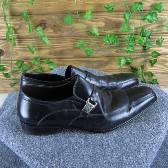 Mezlan Men's 1968 Loafer Black‎ Leather Size 11 Medium Gently Used 2025 - Picture 3 of 6